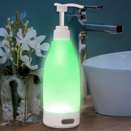 Дозатор для жидкого мыла Soap Bright Nightlight с подсветкой, 400 мл (212)