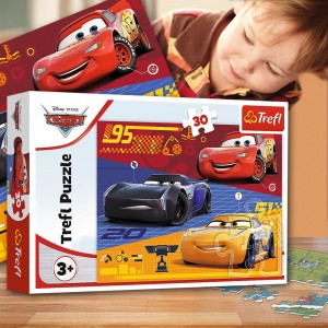 Пазли Trefl 18274 Тачки перед заїздом / Дісней Тачки, 30 елм. (SB)