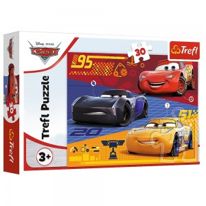 Пазли Trefl 18274 Тачки перед заїздом / Дісней Тачки, 30 елм. (SB)