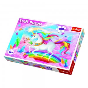 Пазли Trefl 16364 Яскравий Єдиноріг, 100 елм. (SB)
