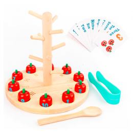 Развивающая игрушка Деревянное дерево для обучения по методу Монтессори 2710 (IGR24)
