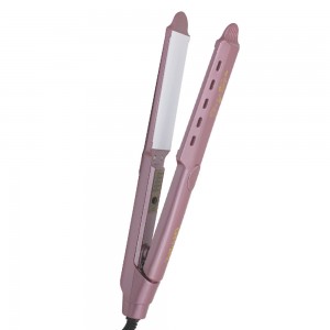Утюжок для волос Gemei GM 2957 с керамическими пластинами, Розовый