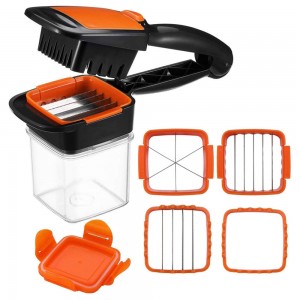 Универсальная ручная овощерезка Nicer Dicer Quick 5 в 1 с контейнером (В)
