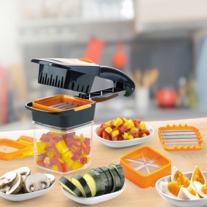 Универсальная ручная овощерезка Nicer Dicer Quick 5 в 1 с контейнером (В)