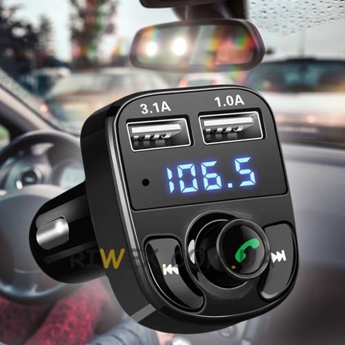 FM - модулятор/трансмітер CAR X8 з Bluetooth MP3 (225)