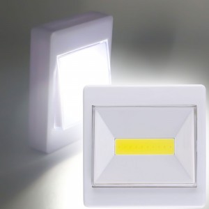 Светодиодный светильник переносной на батарейках COB Light Switch, в виде выключателя (626)