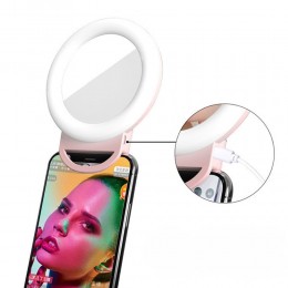 Світлодіодна кільцева селфі-лампа Selfie ring light із дзеркалом (626)