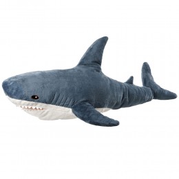 Детская мягкая игрушка плюшевая - подушка Акула Shark doll 45 см (212)