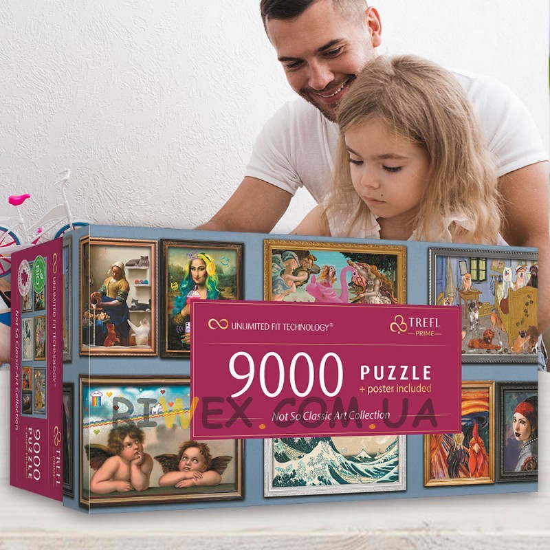 Trefl Prime 9000 Piece Puzzle - Not So Classic Art Collection