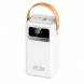 Повербанк DX-103S 60000 мАч с быстрой зарядкой для смартфона, ноутбука с фонариком, Белый (205)