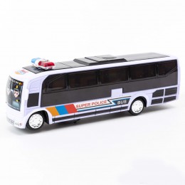 Поліцейський автобус ToyCloud 368A-06 26,7x8x9,5см зі звуком та світлом (IGR24)