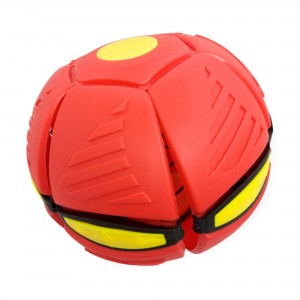 Детский игровой складной летающий мяч трансформер Flat Ball Disc Красный (Х05/1494) Детский игровой складной летающий мяч трансформер Flat Ball Disc Красный (Х05/1494)