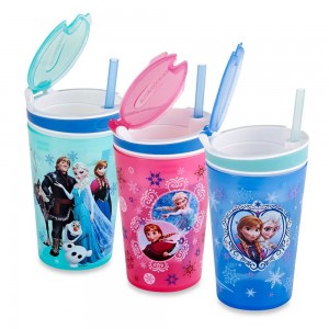 Кухоль непроливайка Frozen Disney з трубочкою, 235 мл (626)