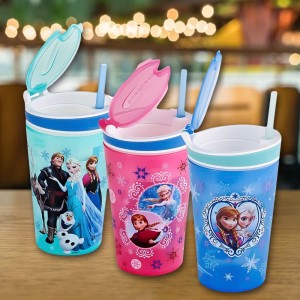 Кухоль непроливайка Frozen Disney з трубочкою, 235 мл (626)