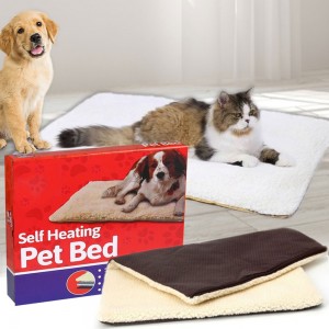  Самонагревающаяся мягкая лежанка Pet Bed для собак и кошек 65х45 см (626)