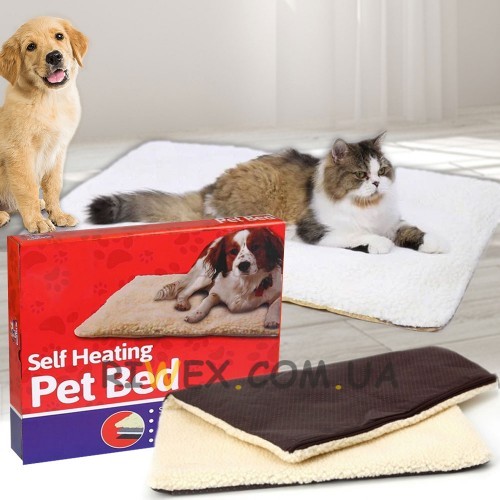 М'яка лежанка самонагріваюча Pet Bed для собак і кішок 65х45 см (626)