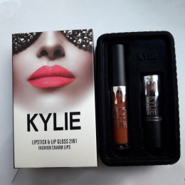 Набор 2 в 1 помада и блеск для губ Kylie Lipstick and Lip Gloss