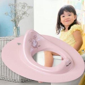 Накладка на унитаз Tega FF-090-107 Лесная сказка антискользящая, Светло-розовый (SB)