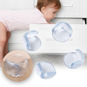 Силіконові захисні куточки BabyOno 959 Безпечний дім: Захист на гострі краї 4 шт. , Прозорі (SB)