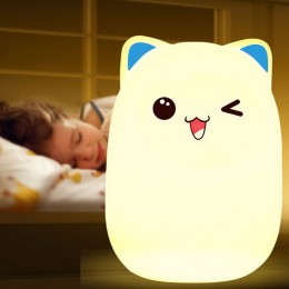 Нічний світильник силіконовий котик Light Cat Silicone Lamp EL-543-15 (237)