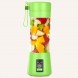 Блендер портативний Smart Juice Cup Fruits на 4 ножі, заряджається від USB, Зелений (237)
