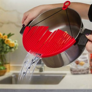 Універсальний друшляк-накладка для зливу води Better Strainer (626)