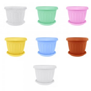 Вазон з підставкою Алеана Терра 36х27см, кольори в асортименті (DRK)