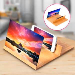 Деревянная подставка 3D увеличитель для экрана телефона Mobile Phone Video amplifier Деревянная подставка 3D увеличитель для экрана телефона Mobile Phone Video amplifier