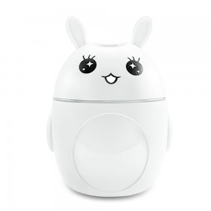 Міні-USB зволожувач повітря Rabbit на акумуляторі 200 мл, Білий (237)