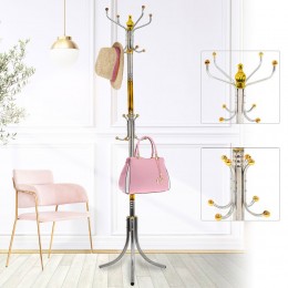 Вертикальна підлогова металева вішалка-стійка для одягу Coat Rack Червоний (N-19)