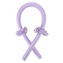 Гнучке бігуді, шовкова стрічка для завивки волосся без нагріву (фіолетовий колір)