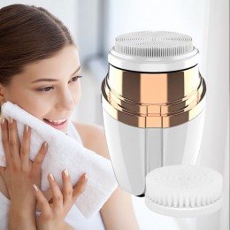 Щітка електрична для обличчя Soniс Facial Cleansing Drush With LT - 606 з насадками (205)