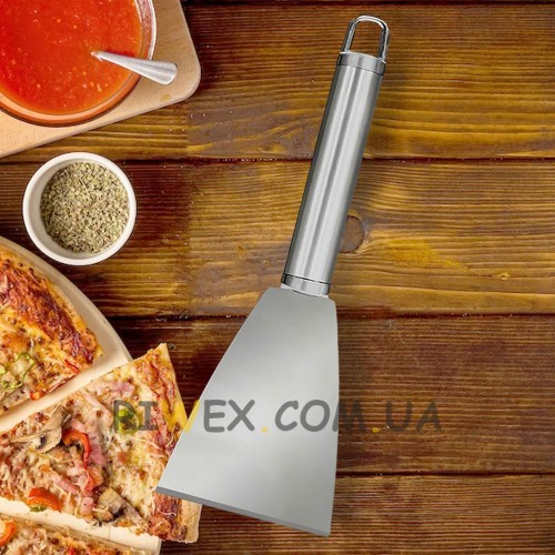 Лопатка-ніж для піци з нержавіючої сталі Maestro MR 1715, 23,6х8,1х1,6 см. (235)