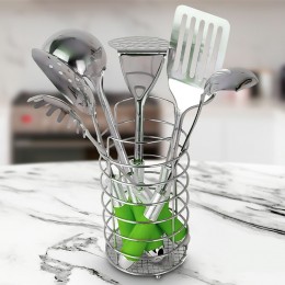 Набор кухонных принадлежностей 7 предметов Maestro MR-1500 Rainbow, Зеленый (235)