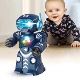 Интерактивная игрушка Робот EL-2048 на батарейках, Синий (237)