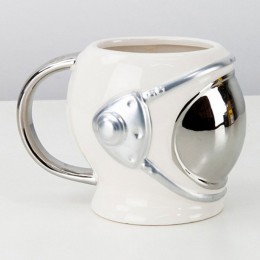 Чашка керамічна Elite EL-HH8605-1 Elon Musk 550 мл, Білий/Срібний (237)