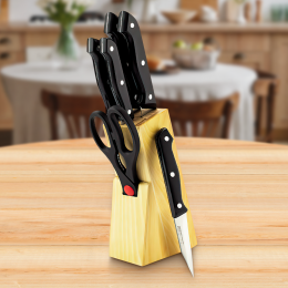 Набор кухонных ножей (7 предметов, пластиковые ручки) Maestro MR-1400 (235)