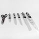 Набір кухонних ножів (7 предметів, прогумовані ручки) MR-1407 Maestro Basic (235)