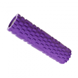 Массажный ролик для йоги, фиолетовый MS 1836-V размер 30х10 см EVA (В)