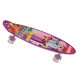 Дитячий скейт Penny Board з ручкою для перенесення, фіолетовий (626)