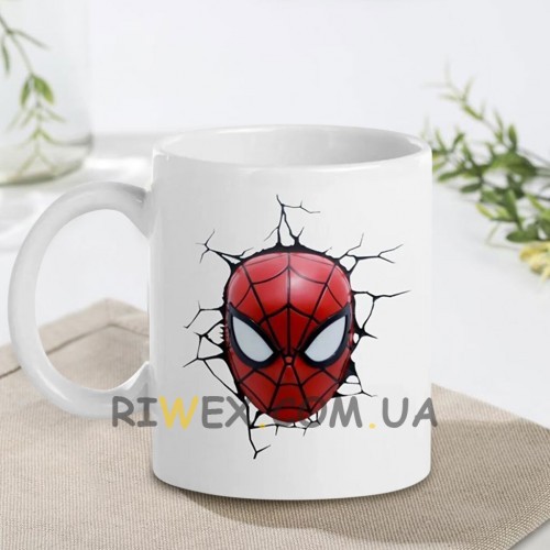Чашка керамическая Elite EL-H8612-1 Человек паук 3D, 300 мл (237)
