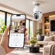 Панорамна Wi-Fi IP-камера відеоспостереження ICEE E-smarter E27 Full-HD в патрон, 4Мр (Х26)