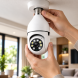 Панорамна Wi-Fi IP-камера відеоспостереження ICEE E-smarter E27 Full-HD в патрон, 4Мр (Х26)