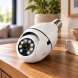Панорамна Wi-Fi IP-камера відеоспостереження ICEE E-smarter E27 Full-HD в патрон, 4Мр (Х26)