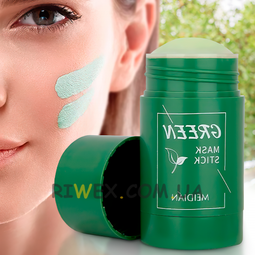 Маска-стик с зеленым чаем для глубокого очищения кожи Nicor Green Mask Stick Maseczka Do Twarzy (205)