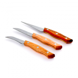 Набір кухонних ножів для карвінгу з нержавіючої сталі (3 шт.) Empire EM3115 (204)