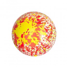 М'яч дитячий ПВХ MS - 2638, 9 дюймів, Червоно-жовтий (IGR24)