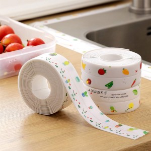 Водонепроницаемая бордюрная  лента для ванны и кухни Waterproof Tape с рисунком (212)