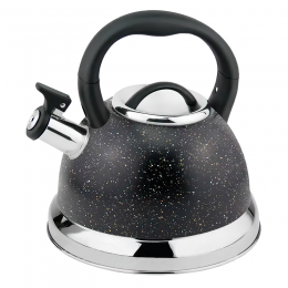 Чайник із нержавіючої сталі з гранітним покриттям HR774-1 чорний колір (4389/1)
