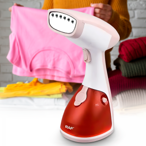 Вертикальный ручной отпариватель для глажки одежды RAF 1269P 1370W PINK (212)
